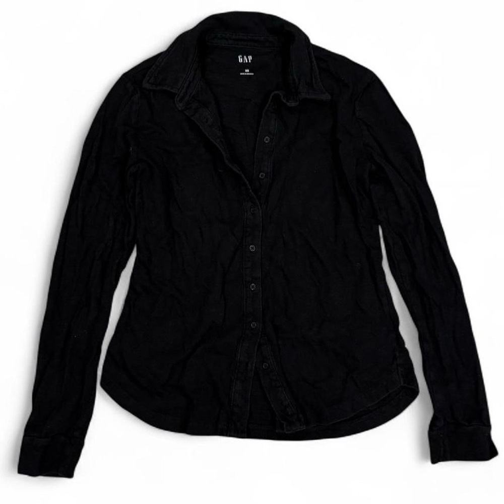 Gap button down cotton jersey shirt